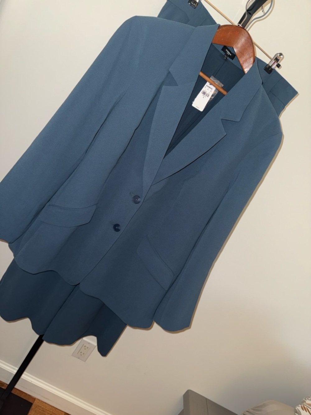 Navy Teal Blue Express Women's Blazer